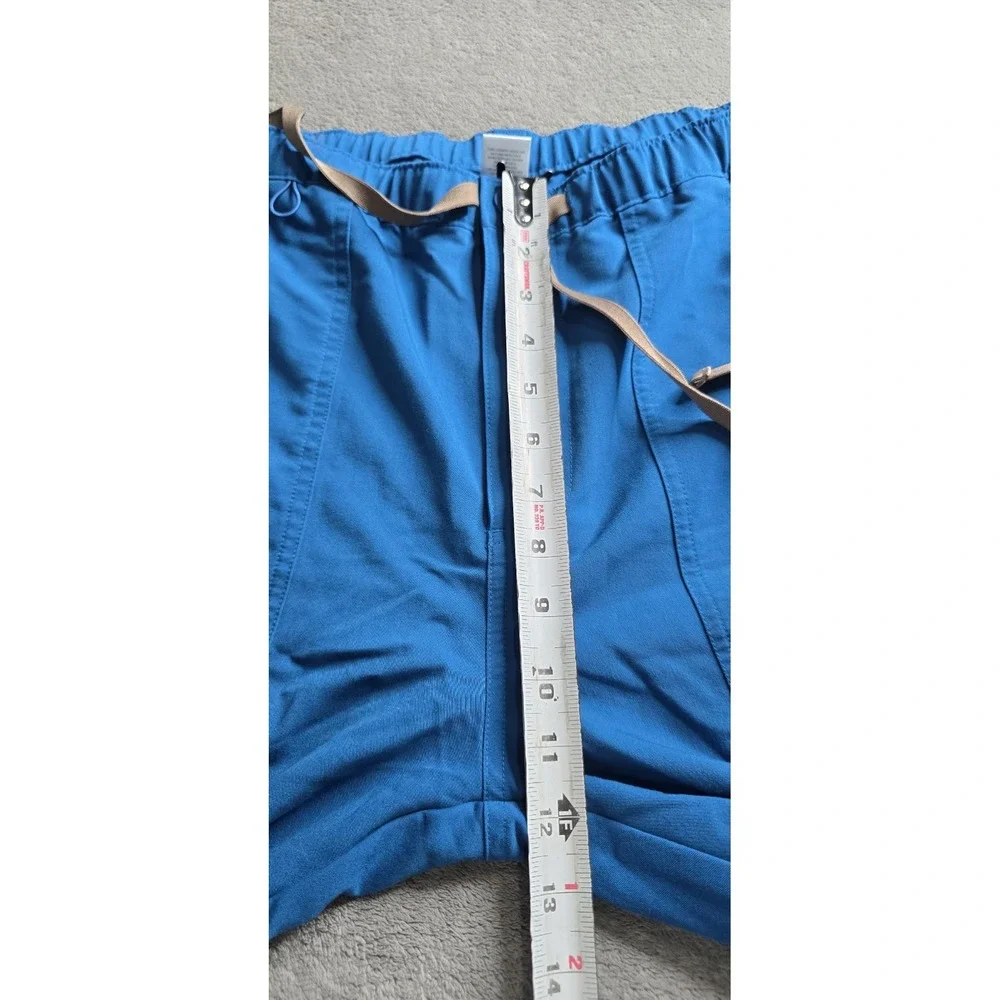 FIGS Cairo Cargo Scrub Pants Mens Large Blue PO# 1652 Technical Collection 32